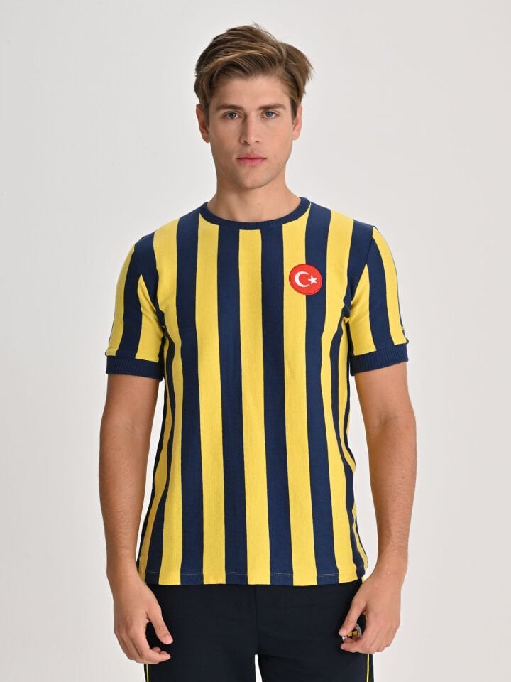 Fenerbahçe retro çubuklu forma