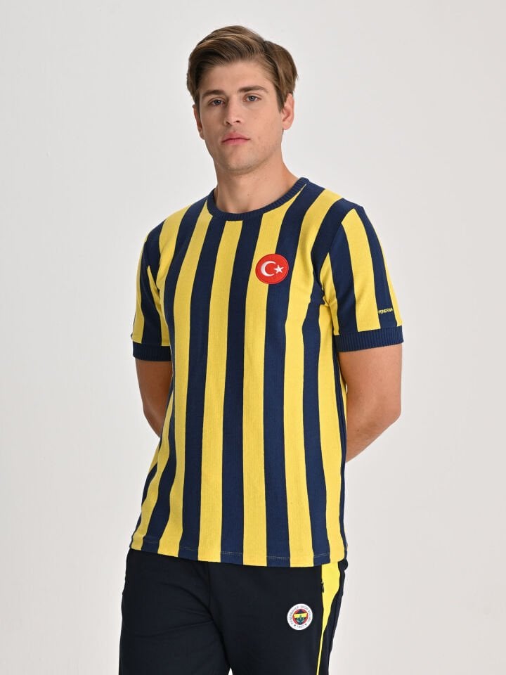 Fenerbahçe retro çubuklu forma