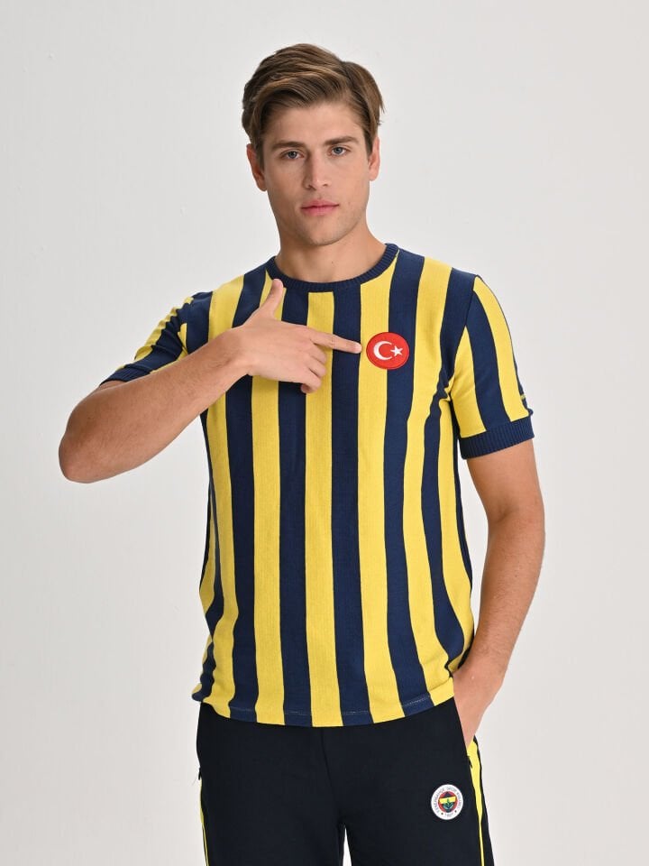 Fenerbahçe retro çubuklu forma