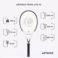 Artengo TR190 Lite V2-260 gr Tenis Raketi