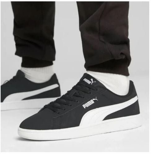 Puma Puma Puma Smash 3.0 Buck Unisex Spor Ayakkabı Siyah-beyaz 392336-01