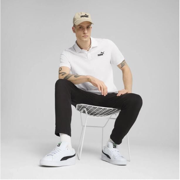 Puma Essentials Erkek Beyaz Polo Tişört 682552-02