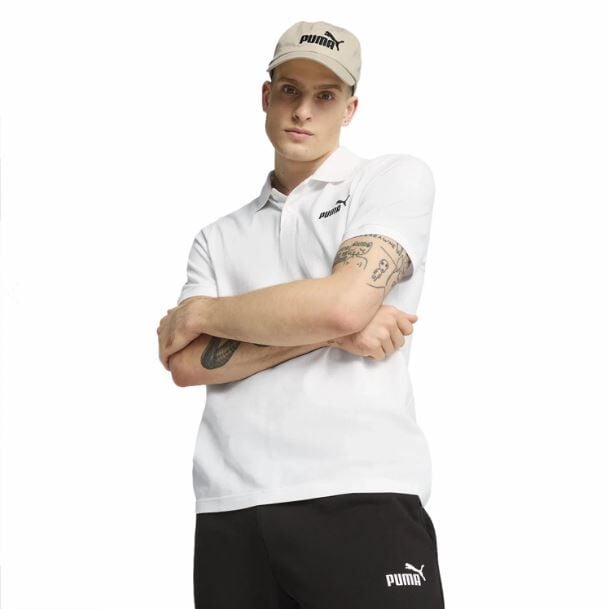 Puma Essentials Erkek Beyaz Polo Tişört 682552-02