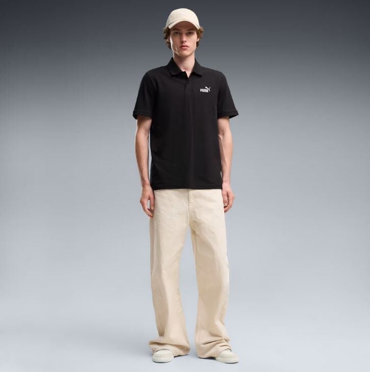 Puma Essentials Erkek Beyaz Polo Tişört 682552-01