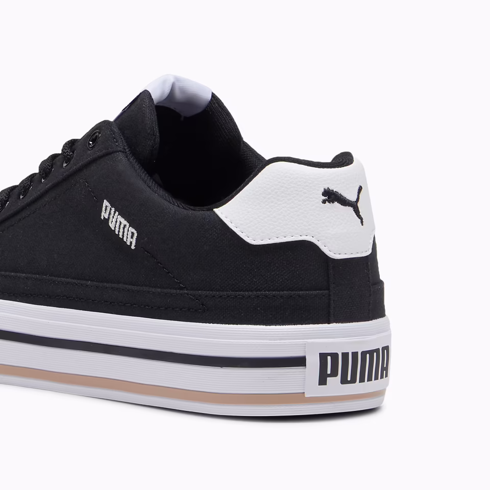 Puma Erkek Spor Keten Ayakkabı Siyah/beyaz